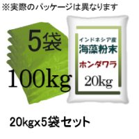 【畜産・養魚用飼料】東南アジア産海藻粉末（A飼料）【100kg（20kgｘ5袋）】【送料込み】  【日祭日の配送不可・時間指定不可】