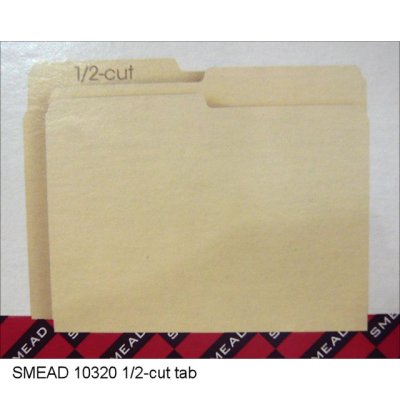 画像5: マニラフォルダ【レターサイズ、1/2カットタブアソート】SMEAD NO.10320【100枚入りBOX】