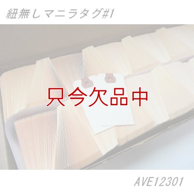 【箱売り】【紐無し荷札】マニラタグ#1