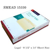 マニラフォルダ【リーガルサイズ、1/3カットタブアソート】SMEAD NO.15330【100枚入りBOX】