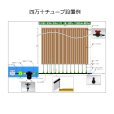 四万十チューブ(点滴灌水チューブ)20cmピッチ・厚み0.25mm・長さ1000m｜農業施設灌水用