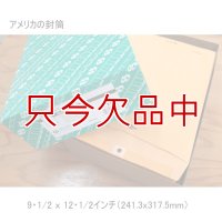 アメリカのクラフト封筒【Kraft Clasp Envelope】9・1/2 ｘ 12・1/2インチ（241.3x317.5mm）【100枚入り/箱】