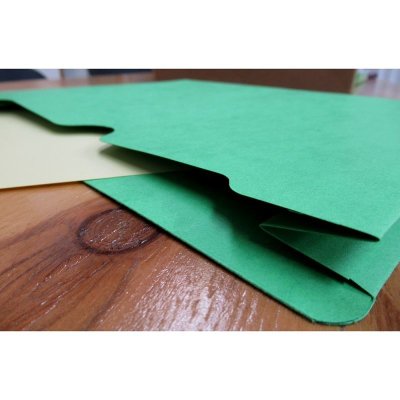 【SMEAD】レターサイズ ファイルジャケット (5個入り・グリーン)SMEAD75563 Letter Size File Jacket