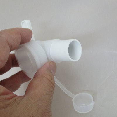 大口径コック|キュービ液体容器、Zテーナーに使える大口径20mmコック