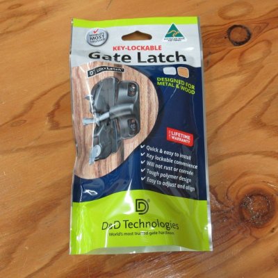 鍵付き ゲートラッチ｜D &D Technologies Key-Lockable Gate Latch
