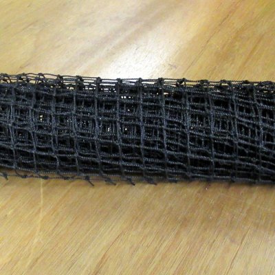 切り売りネット（黒）幅1ｍ【メーター売り】25mm目｜有結節