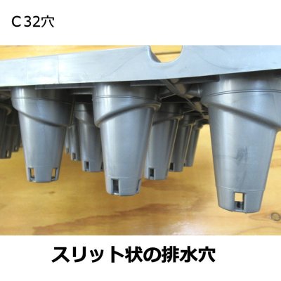 画像8: [品薄]イチゴ育苗用トレイ｜カタツムリポット C32穴【10枚セット】【陸送地域のみ】【日祭日の配送および時間指定不可】