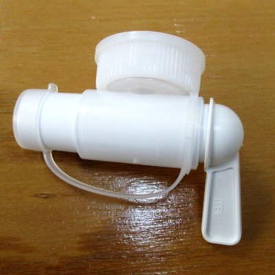 大口径コック|キュービ液体容器、Zテーナーに使える大口径20mmコック
