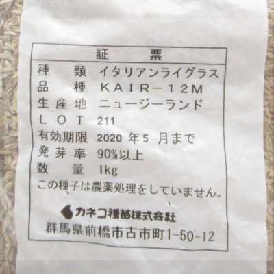 イタリアンライグラス|さつきばれEX