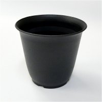 小さなプラ鉢 LB-3（3号・8.5cm・黒・10個入り）多肉植物に最適｜おしゃれなブラックポット3号