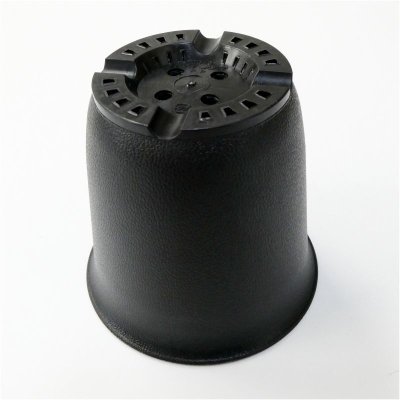 小さなプラ鉢 LB-3(8.5cm・黒・10個入り)多肉植物に最適