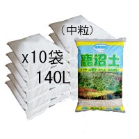 【硬質選別】鹿沼土（粒度：中粒）【14Lｘ10袋セット＝140L】【陸送地域のみ】【日祭日配送・時間指定不可】