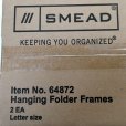 【SMEAD】ハンギングフォルダー用スチールフレーム SMD64872