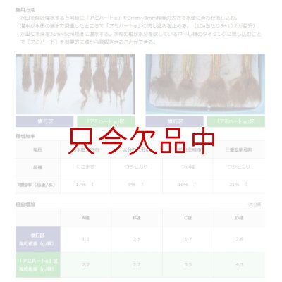 アミハート（N3.6-核酸3.0）【20kg】発根促進肥料｜味の素株式会社