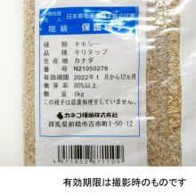 詳細写真2: [品薄]【牧草種子】チモシー｜キリタップ（中生種）【1kg】耐寒性に優れる多年生牧草｜カネコ種苗製