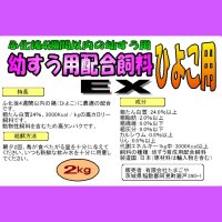 幼すう育成用配合飼料EX（ふ化後2-4週間以内）【2kg】粗たん白質24％｜3,000Kcal / kg