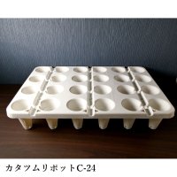 [品薄]イチゴ育苗用トレイ｜カタツムリポット C24穴【10枚セット】【陸送地域のみ】【日祭日の配送および時間指定不可】