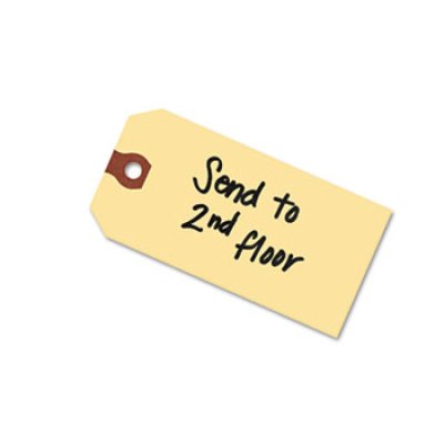 画像2: 【箱売り】【紐無し荷札】マニラタグ【#5】 Avery Manila "G" Shipping Tags AVE12305（紐なし荷札1000枚入り）4-3/4インチ（約11.8cm）ｘ2-3/8インチ（約6cm）