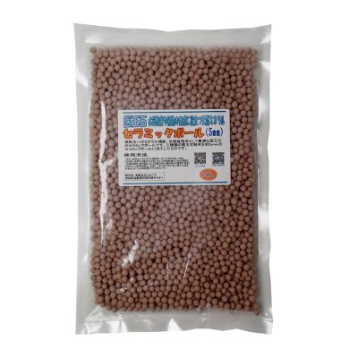 医王石セラミックボール（5mm）【500g】  加賀の薬石・戸室石｜ミネラル補給、水耕栽培、水質改善用