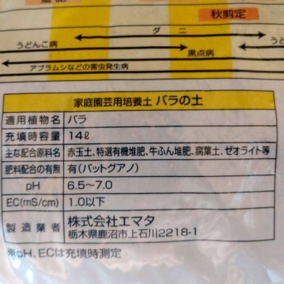 バラの土【バットグアノ・ゼオライト配合】【14L】