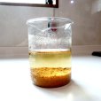 竹王：水を入れ、しばらく置いたあと