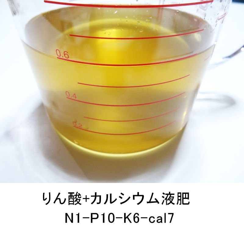 りん酸＋カルシウム液肥（N1-P10-K6-cao7）【1L】｜カルシウム液肥｜液体肥料｜たまごや商店