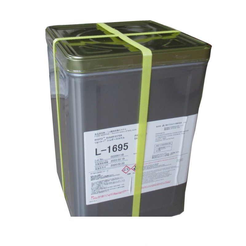 軽 ショ糖ラウリン脂肪酸エステル L 1695 Hlb 16 食品添加物 5kg 送料無料 三菱ケミカルフーズ 納期1週間 その他の有機酸 食品添加物 有機酸 たまごや商店