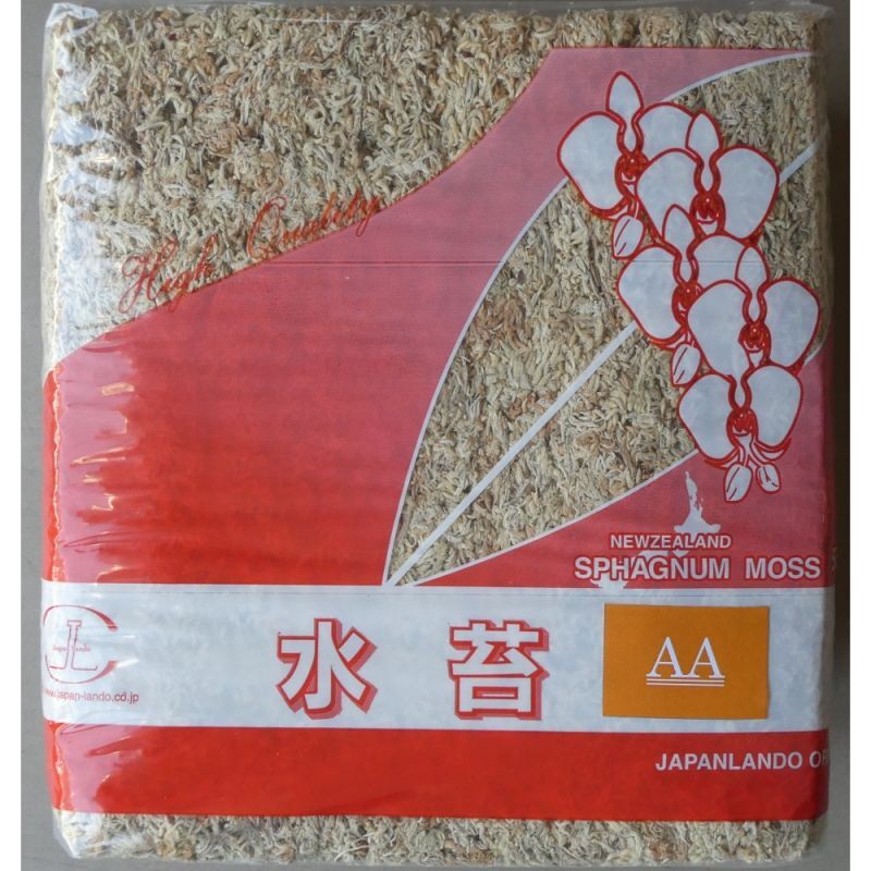 品薄]ニュージーランド産ミズゴケAA級【500g（40L）】SpagMoss「プレミアム水苔」｜ミズゴケ｜土壌改良資材｜たまごや商店