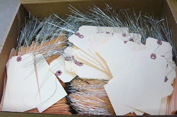 画像3: [ワイヤー付き荷札]マニラタグ#7 Avery Manila "G" Shipping Tags AVE12607（100枚入り）5.75インチ（約14.6cm）x2.87インチ（約7.29cm） (3)