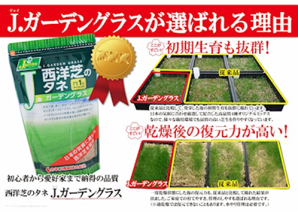  J.ガーデングラス（芝生の種）