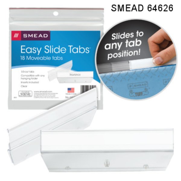 イージースライドタブ 1/3カットタブ(透明)