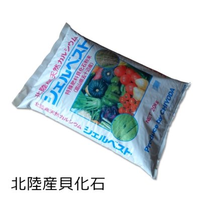 画像2: 有機石灰質肥料「北陸産天然貝化石-粉末-」【20kg】【酸性土壌改良・有機質補給】【日祭日の配送・時間指定不可】