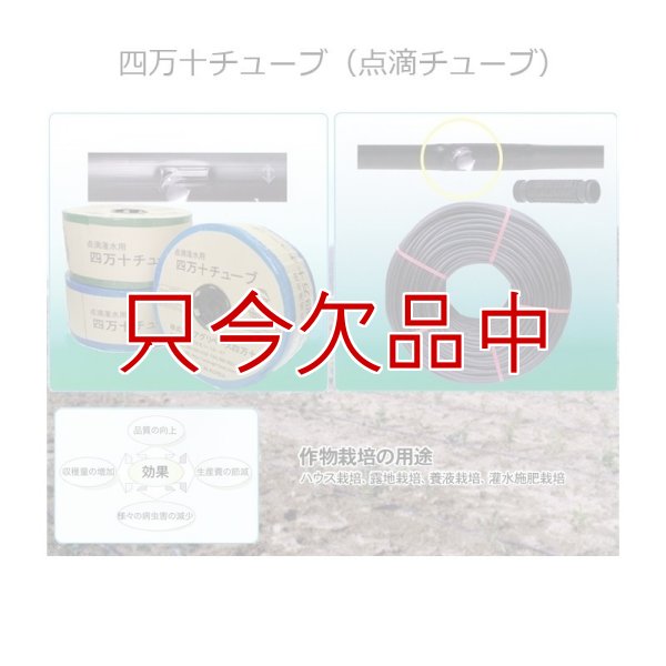 四万十チューブ(点滴灌水チューブ)20cmピッチ・厚み0.25mm・長さ1000m｜農業施設灌水用