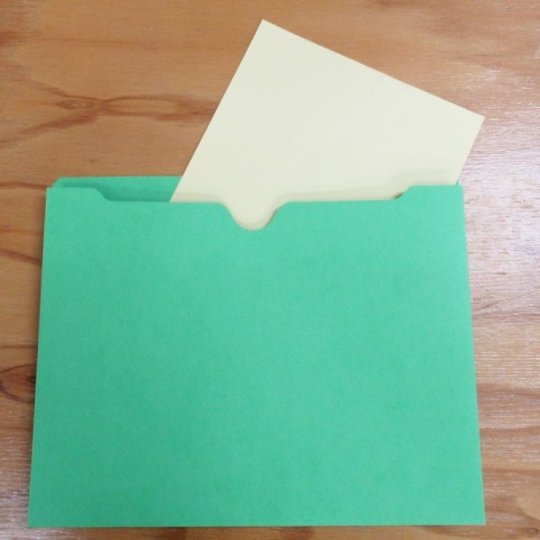 【SMEAD】レターサイズ ファイルジャケット (5個入り・グリーン)SMEAD75563 Letter Size File Jacket