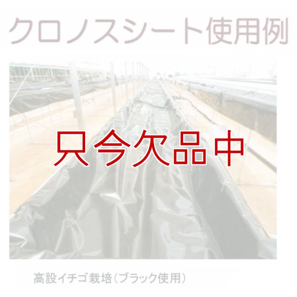 クロノスシート（ブラック）0.15mmｘ1000mmｘ100m｜EVA配合農業用特殊フィルム（水耕栽培用シート）