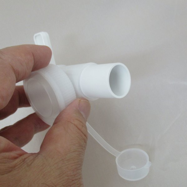 大口径コック｜キュービ液体容器、Zテーナーに使える大口径20mmコック