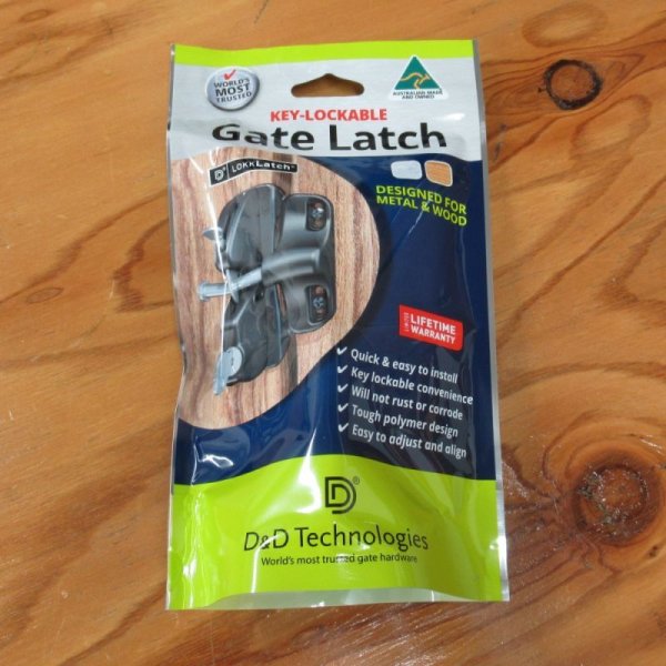 鍵付き ゲートラッチ|D &D Technologies Key-Lockable Gate Latch