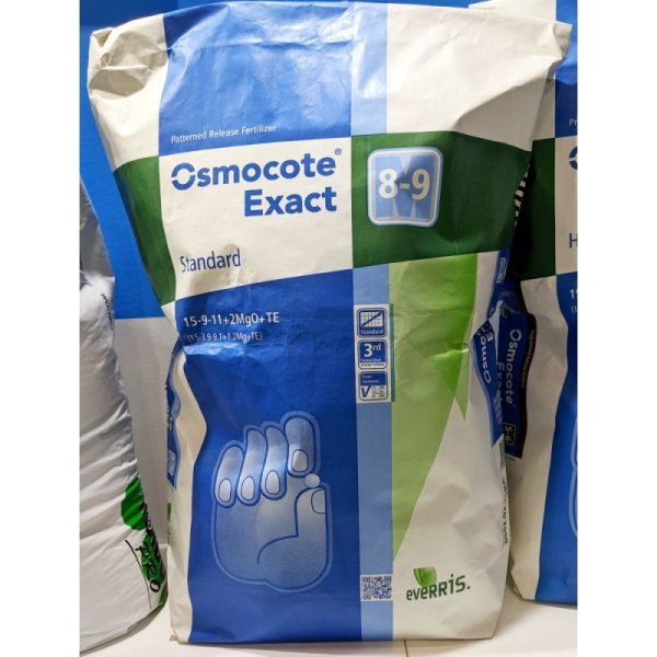 【肥効8-9ヶ月】オスモコートエグザクト（N15-P9-K11）スタンダード【25kg】