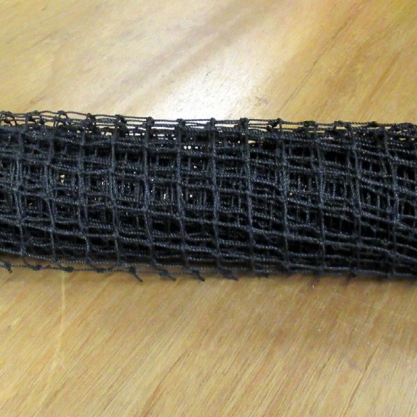 切り売りネット（黒）幅1ｍ【メーター売り】25mm目｜有結節