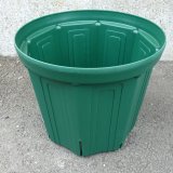 兼弥産業　丸スリット鉢40cm CSM-400 モスグリーン13号8個入りセット 兼弥産業 丸スリット鉢40cm CSM-400 モスグリーン13号8個入り