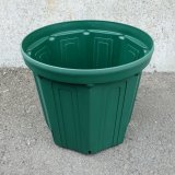 スリットポット 13号鉢 CSM-400（丸）【8個/箱】モスグリーン｜外径