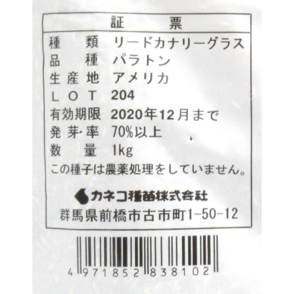 リードカナリーグラス｜パラトン