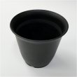 小さなプラ鉢 LB-3（8.5cm・黒・10個入り）多肉植物に最適