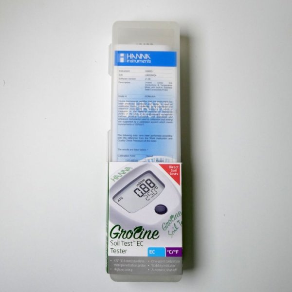 土壌ダイレクトEC/℃テスター|HI 98331N(Soil EC Tester)