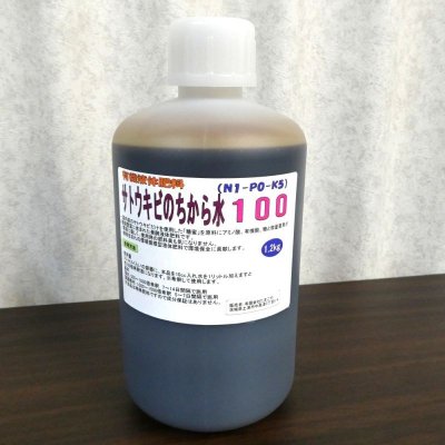 画像2: 有機液体肥料-サトウキビのちから水１００（N1-P0-K5）【1L】