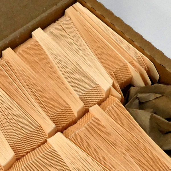 画像3: 【箱売り】【紐無し荷札】マニラタグ【#5】 Avery Manila "G" Shipping Tags AVE12305(紐なし荷札1000枚入り)4-3/4インチ(約11.8cm)x2-3/8インチ(約6cm) (3)