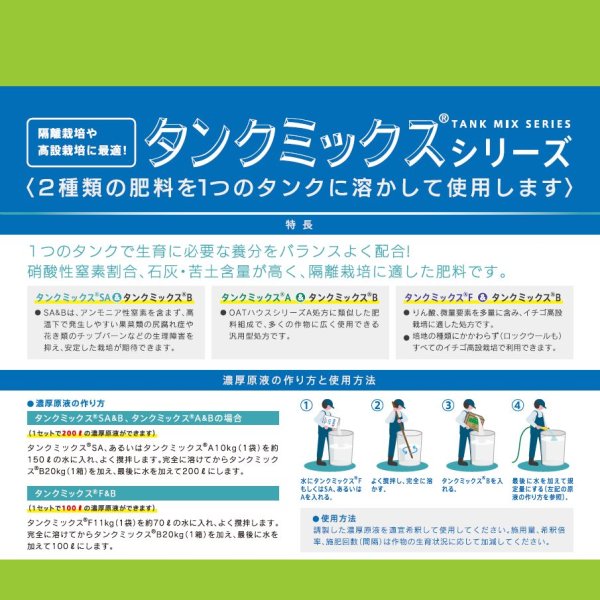 タンクミックスA（10-13-33）【10kg】
