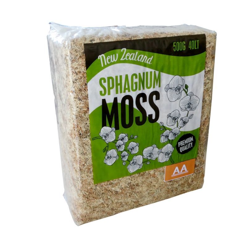 品薄]ニュージーランド産ミズゴケAA級【500g（40L）】SpagMoss 