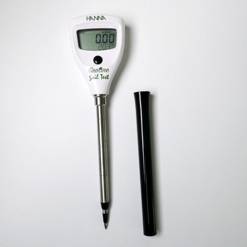 土壌ダイレクトEC/℃テスター｜HI 98331N（Soil EC Tester）｜ハンナ インスツルメンツ｜pH測定器・糖度計等｜便利な農業・園芸資材｜たまごや商店