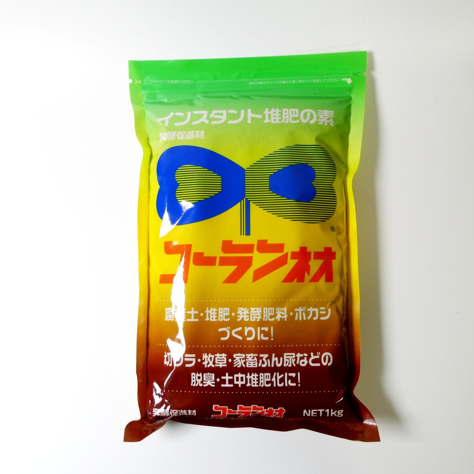インスタント堆肥の元「コーランネオ」【1kg】（有機物発酵腐熟促進剤